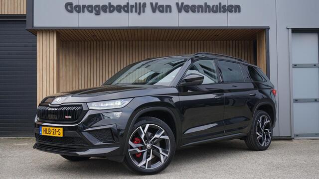 Skoda Kodiaq k VRS 7-Zits DSG RS-Seats Pano.Dak Stuur/Stoelv.w. Trekhaak 20inch LM Sfeerverlichting RS Mode *Unieke Skoda* 62561km!