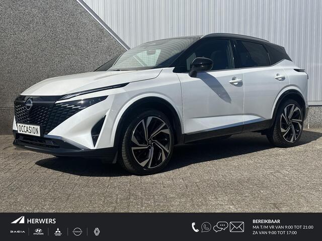 Nissan Qashqai ic Tekna Plus Automaat / 1800kg Trekgewicht / Apple Carplay Android Auto / Bose Audio Installatie / Panorama Dak / Stoel,- Stuur en Voorruit Verwarming / Leder- Alcantara Interieur /