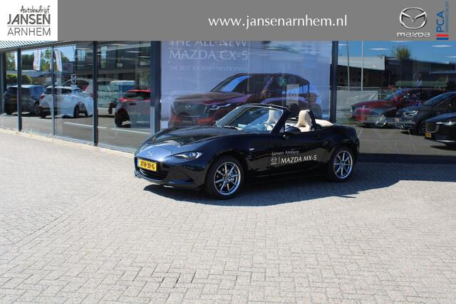 Mazda MX-5 iv-G 132 Kazari ,¤8.239,= demokorting Leder, Bose, Camera, Cruise, Clima, Navi, Stoelverwarming, LMV 16 Inch, PDC, BSM