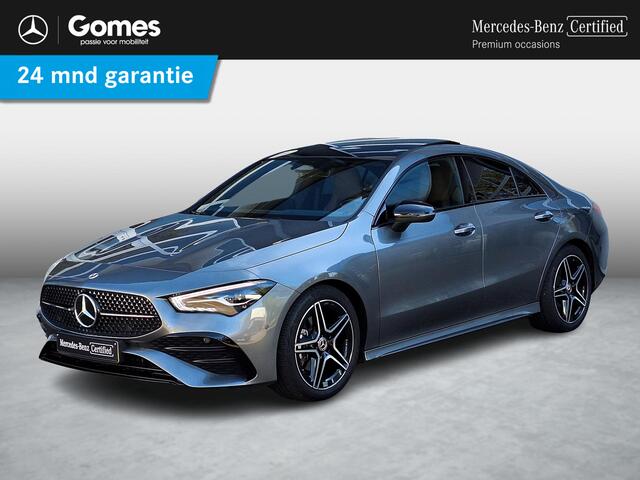 Mercedes-Benz CLA-Klasse ight Pakket | Panoramadak | Bruin Interieur | Dodehoekassistent | Apple CarPlay | Android Auto | Sfeerverlichting | Stoelverwarming | Parkeersensoren | Achteruitrijcamera | Elektrisch Inklapbare Buitenspiegels