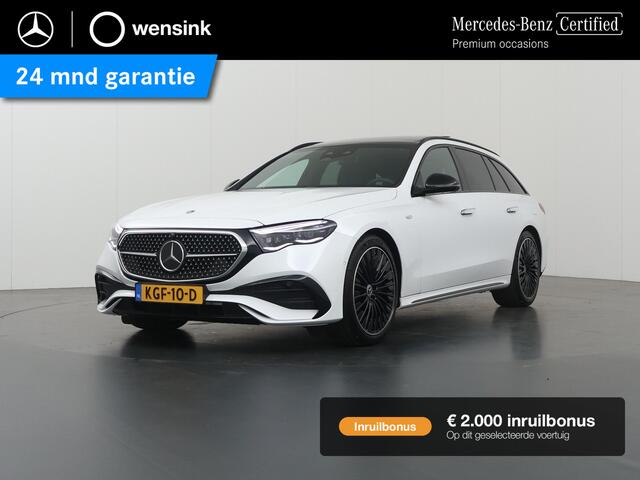 Mercedes-Benz E-Klasse rscreen | Rijassistentiepakket | Panoramadak | Premium pakket | Leder pakket |