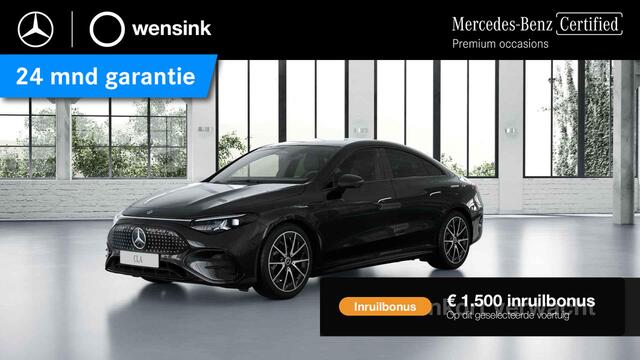 Mercedes-Benz CLA-Klasse kWh | AMG | Night | Panoramadak | Stoelverwarming | DISTRONIC | Achteruitrijcamera | Dodehoekassistent |