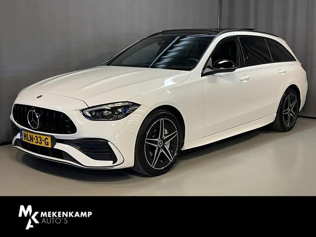 Mercedes-Benz C-Klasse C63 Diffuser/18"/Panoramadak/Laser LED/Trekhaak/Stoelverwarming + memory l + r/Adaptieve cruise/Sfeerverlichting premium/Elektrische klep/Apple Carplay & Android Auto