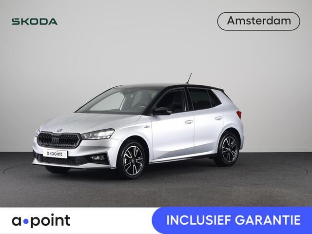 Skoda Fabia te Carlo 115 pk Automaat (DSG) | Verlengde garantie | Navigatie via App | Parkeersensoren | Achteruitrijcamera | Adaptieve cruise control | Stoelverwarming |