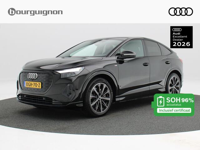 Audi Q4 Sportback on 77 kWh 204 Pk | Stoelverwarming | Matrix LED | Parkeersensoren | Adaptive Cruise | Climatronic | 20 Inch | 22.565 Km !!