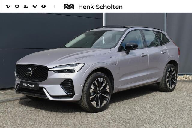 Volvo XC60 hybrid AWD Ultra Dark | Luchtvering | Panoramadak | Semi-elektrische trekhaak | 360 graden camera | Premium audio by Harman Kardon | BLIS | Keyless | Head-up display | Elektrische stoelen met geheugen