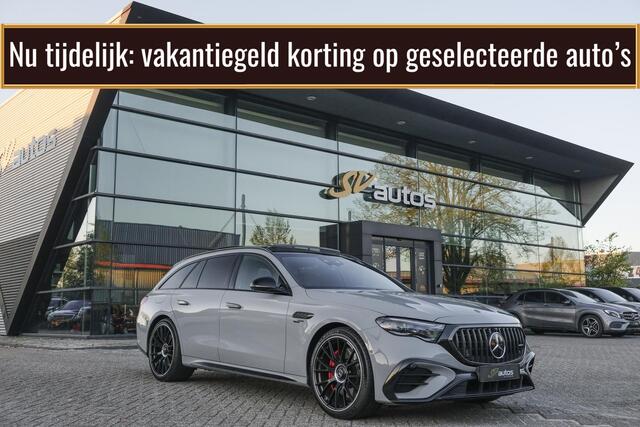 Mercedes-Benz E-Klasse Panoramadak *BTW* Burmester 4d Massage Superscreen Stoelkoeling Trekhaak BOMVOL!! Alpin grau