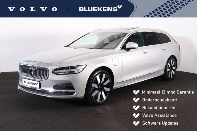 Volvo V90 ge AWD Plus Bright - Panorama/schuifdak - IntelliSafe Assist & Surround - 360º Camera - Harman Kardon audio - Adaptieve LED koplampen - Verwarmde voorstoelen, stuur & achterbank - Parkeersensoren voor & achter - Elektr. bedienb. voorstoelen met g
