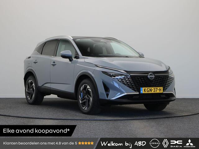 Nissan Qashqai onic N-Connecta | Panoramadak | Pilot Assist | Elektrische achterklep | Head-up Display | Stoel, stuur en voorruit verwarming  | Rondomzicht camera |