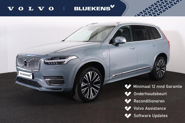 Volvo XC90 e AWD Ultimate Bright - Panorama/schuifdak - IntelliSafe Assist & Surround - Harman/Kardon audio - Adaptieve LED koplampen - Parkeercamera achter - Verwarmde voorstoelen, stuur & achterbank - Parkeersensoren voor & achter - Elektr. bedienb. voor