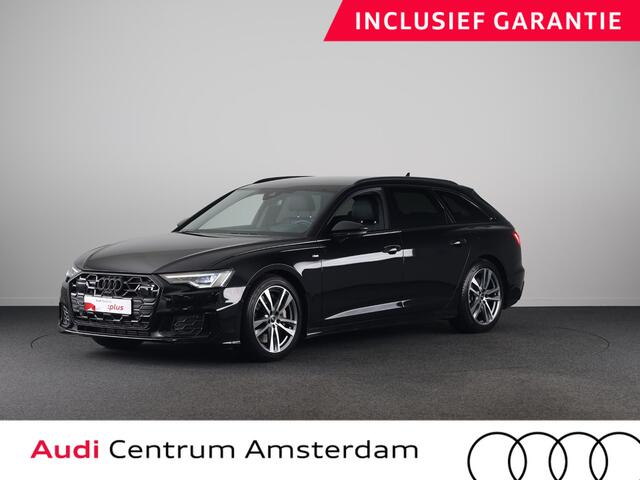 Audi A6 0 TFSI e quattro S edition Competition 299 pk S-tronic | Verlengde garantie | Navigatie | Parkeersensoren (Park assist) | Rondomzicht camera | Head-up display | Stoelverwarming v/a | S-Line |