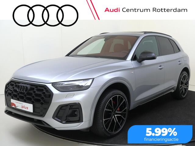 Audi Q5 e S edition Competition | Panoramadak | Trekhaak | Achteruitrijcamera | 3-zone airco | Dodehoek detectie | Keyless | LED matrix verlichting | Stoelverwarming |