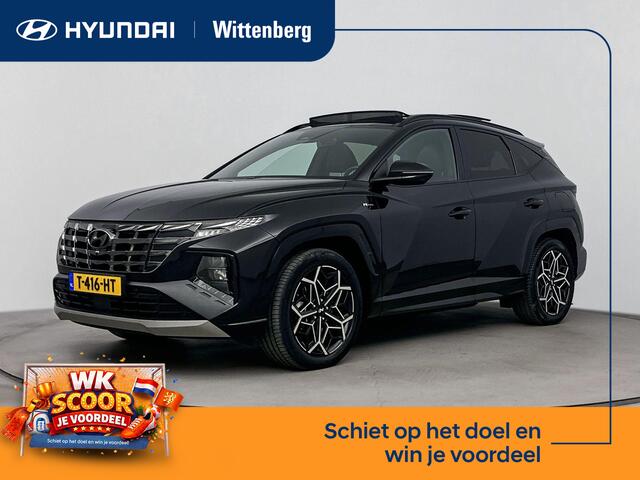 Hyundai Tucson N Line Sky 4WD | Schuif/kantel dak | Achteruitrij camera | Elektrische stoelen | Dodehoek detectie | Navigatie | Stoelverwarming & verkoeling |