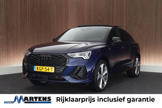 Audi Q3 ck 45 TFSI e 245pk S Edition Trekhaak 360Camera Keyless ACC Ambianceverl. Stoelverwarming Virtual Cockpit Navigatie 2x S-Line