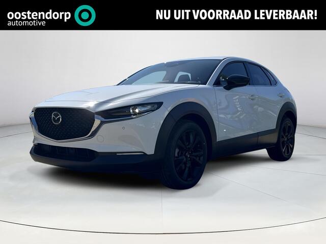 Mazda CX-30 tiv-G M Hybrid Homura | Dodehoeksensoren | Draadloze Applecarplay en Android Auto | Adaptieve Cruise Control | Automaat |  18inch zwarte velgen | Achteruitrijcamera | Elektrische achterklep |