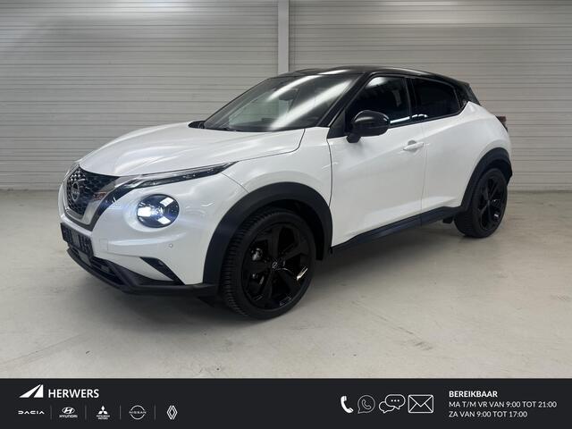 Nissan Juke ekna Automaat / Lederen Bekleding / Navigatie / Stoel- en Stuurverwarming / Verwarmde Voorruit / Adaptive Cruise Control / 360 Graden Camera / 19 Inch Velgen / LED Verlichting /