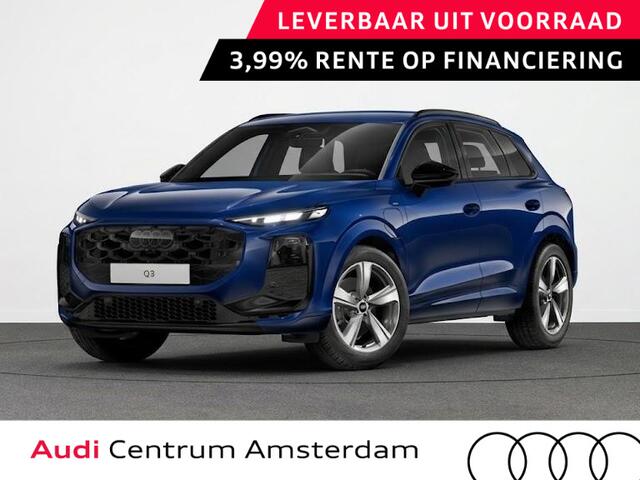 Audi Q3 on e-hybrid 272 pk | Techniekpakket plus | Sportstoelen zwart leder | Optiekpakket zwart-glanzend | Panorama-glasdak |