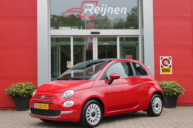 Fiat 500 id 69PK DOLCEVITA | PANORAMA DAK | APPLE CARPLAY/ANDROID AUTO | HALF LEDEREN BEKLEDING "TESSUTO DISEGNO" MET SPORTSTOELEN | DONKERE HEMELBEKLEDING | CRUISE CONTROL | AIRCO | LICHTMETALEN VELGEN 15" | CHROME DELEN EXTERIEUR | DAB+ RADIO |