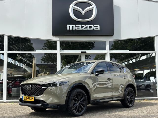 Mazda CX-5 ctiv-G M Hybrid 165 Homura 1e Eig., NL-Auto, Dealer Ondh., Navigatie, Apple Carplay / Android Auto, Head-up, 360 Camera, Bose, Leerpakket, Stoel verw + ventilatie., Stuur verw.