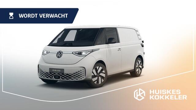 Volkswagen ID. Buzz Cargo pk 79 kWh | Camera | Achterdeuren | Trekhaak | Alarm | Verwarmd stuur | 2x stoel met armleggers | Bindrails in laadruimte | > Netto-ACTIE-Prijs; bij koop of lease via HK / excl. kosten rijklaarmaken <