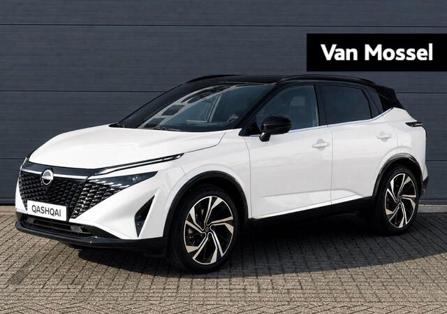 Nissan Qashqai ic Tekna Plus 158PK | Rijklaarprijs! | Head-Up Display | BOSE Audio | Panoramadak | Stoel,- Stuur en Voorruitverwarming | 20'' Inch Velgen | Apple CarPlay & Android Auto | Nieuw uit voorraad leverbaar!