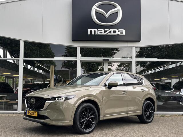 Mazda CX-5 iv-G 165 Signature NL-Auto, 1e Eig., Dealer Onderh., Schuif kantel dak,  Trekhaak afn., Navigatie, Apple Carplay / Android Auto, Leer, Geventileerde stoelen, Stoelverw., Stuurverw., Head-up, Bose.