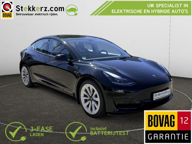 Tesla Model 3 Plus 60 kWh | All-in prijs incl. 12 mnd BOVAG | 239 KW-325 PK | Aviloo Accutest | Panoramadak