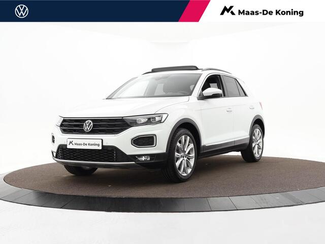 Volkswagen T-Roc G Sport · Panoramadak · Camera · Afn. Trekhaak · Dodehoeksensor · ACC · 18"Velgen · Sfeerverlichting · Sportstoelen ·