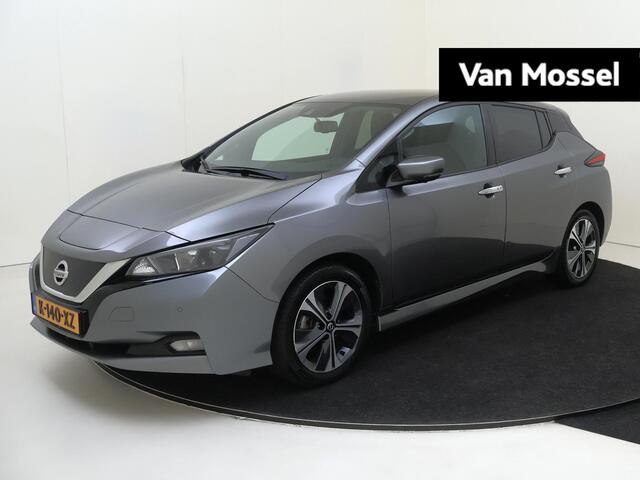 Nissan Leaf 40 kWh achterbank verwarmd | Apple Carplay/Android Auto | SoH 88,54% | cruise control adaptief | dodehoek detectie | lichtmetalen velgen 17" | navigatiesysteem full map | rijstrooksensor met correctie | voorstoelen verwarmd| warmtepomp