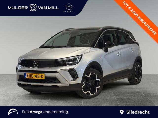 Opel Crossland urbo 110pk | 180° CAMERA+SENSOREN | ALCANTARA/LEDER | AGR-STOELEN | NAVI | DAB+ | ISOFIX | FULL LED | LAGE KM | TWO-TONE | KEYLESS |