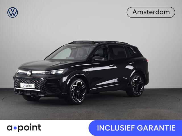 Volkswagen Tiguan e Edition 272 pk Automaat (DSG) | Verlengde garantie | Navigatie | Panoramadak | Trekhaak (wegklapbaar) | Parkeersensoren (Park assist) | Rondomzicht camera | Lederen bekleding | R-Line |