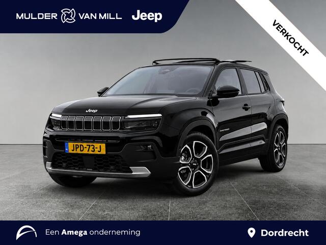 Jeep Avenger kWh 156pk | SCHUIF/KANTELDAK | ELEKTR. ACHTERKLEP | ADAPTIVE CRUISE | STOELVERW. |