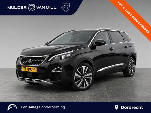 Peugeot 5008 llure Premium 1.6 Turbo 180pk EAT8 | COGNAC LEDER! | FULL-LED KOPLAMPEN | HANDSFREE A.KLEP | 180° CAMERA | NAVI | AGR-STOELEN | MEMORY | ADAPTIVE CRUISE | GT-LINE