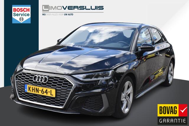 Audi A3 Sportback S-line | Leder | Adaptieve Cruise | Navi | Carplay | 12 mnd BOVAG garantie | Whatsapp 06-53188999