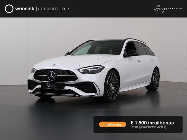 Mercedes-Benz C-Klasse ine | Panoramadak | Digital Light | Stoelventilatie | Keyless Entry | Night | 19" multispaaks velgen |