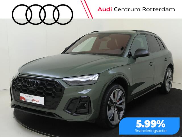 Audi Q5 e S edition Competition | SoH 91% | Panoramadak | Trekhaak | LED matrix verlichting | Optiek zwart Plus | Virtual cockpit Plus | 360 camera | Adaptieve cruise control | Keyless |