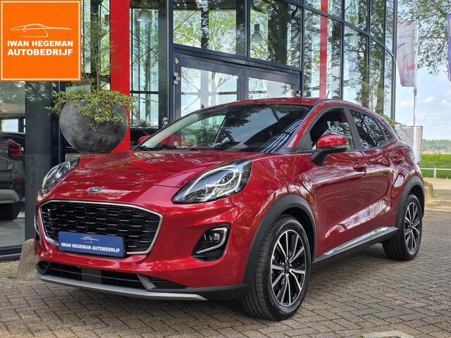 Ford Puma ost Hybrid Titanium X | Navigatie | Cruise Control | Stoel + Voorruit + Stuurverwarming | Licht metalen velgen