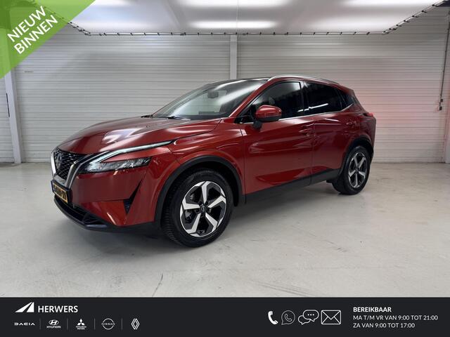 Nissan Qashqai necta / Trekhaak 1400 KG / Dealer Onderhouden / Panoramadak / Navigatie / 360 Graden Camera / All Seasonbanden / Adaptive Cruise Control / Climate Control / Apple CarPlay/Android Auto /