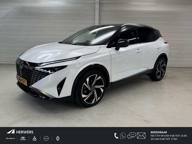 Nissan Qashqai ic Tekna Plus / Trekgewicht 1800 KG / All Seasonbanden / Google Maps Navigatie / Panoramadak / BOSE Audio / Elektrische Kofferbak / HUD / Massagestoelen / Memoryseats / 360 Graden Camera / Adaptive Cruise Control / Climate Control /