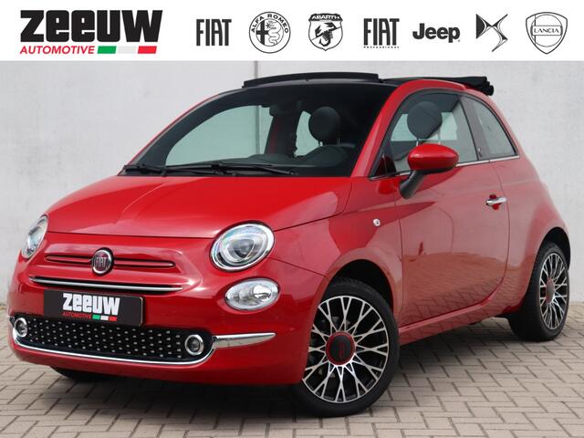 Fiat 500C d 70 PK RED | Navi | Carplay | Clima | 16"