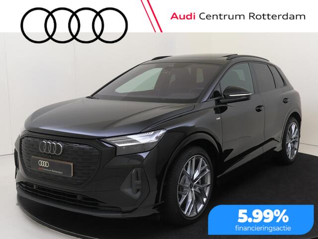Audi Q4 e-tron dition 82 kWh | Panoramadak | Sonos | Trekhaak | Adaptive cruise | Geheugen voorstoelen | 360 camera |