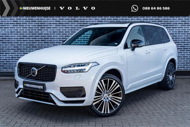 Volvo XC90 harge AWD R-Design | Long Range | 7 Zits | Adaptieve Cruise Control | Panoramadak | Head-Up Display | 22" Velgen | Harman Kardon Audio | Stoel-/Stuurverwarming | Parkeercamera | Standkachel |
