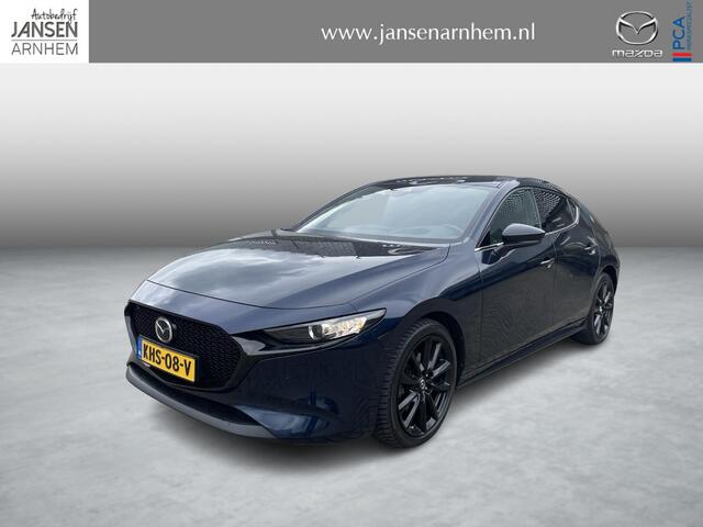 Mazda 3 e-SkyActiv-G M Hybrid 122 Homura , Automaat, Adap.Cruise, Navi, Apple, HUD, LMV 18 Inch, Camera, PDC, Stoelverwarming