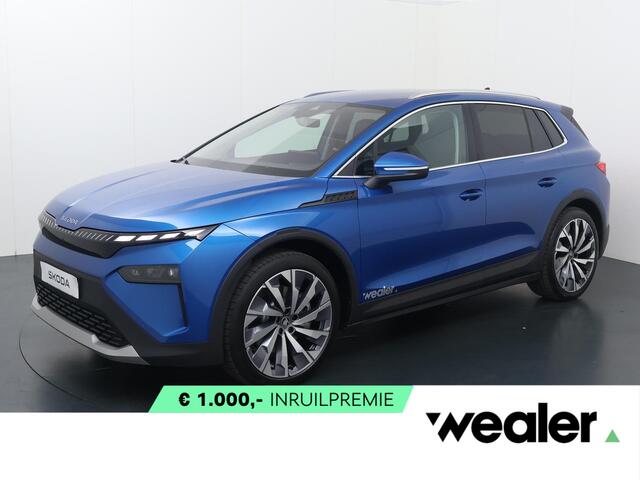 Skoda Elroq Edition | 286 PK | Trekhaak | LED Matrix | Elektrische achterklep | Verlichte Grille | 21" LM Velgen |