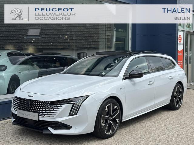 Peugeot 508 id 180 GT | Facelift Model | Meest Complete Uitvoering | Volledig Lederen Bekleding | Glazen Panorama Schuif-/Kanteldak | Stoelverwarming & Massage | Plug-In Hybride Automaat | 360 Graden Camera | Navigatie | Climate Control | Adaptieve Cruise