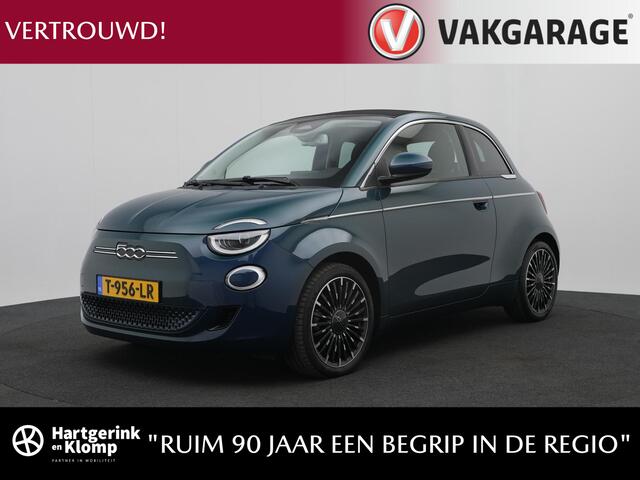 Fiat E-500 automaat 42 kWh | Cruise Control | CarPlay | Navigatie | Parkeersensoren | Achteruitrijcamera | Stoelverwarming | LED verlichting - 16% bijtelling tot 12-2027