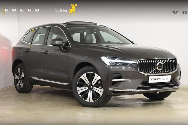 Volvo XC60 utomaat Plug-in Hybrid AWD Plus Bright / Navigatie / Elektrisch glazen schuif-kanteldak / Leren bekleding / Stuur & Stoelverwarming / Elektrische stoelen met geheugen / Elektrische achterklep / Cruise control