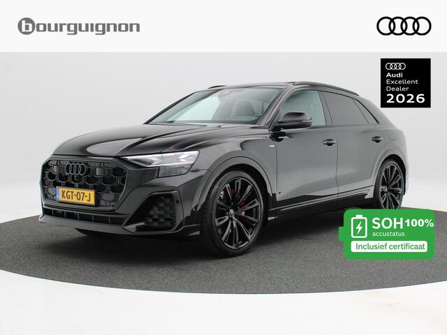 Audi Q8 e quattro 490 Pk S-Line Competition | Trekhaak | Panoramadak | Vierwielbesturing | Bang & Olufsen | Elektrische stoelen | 360° Camera | 23 Inch | 5.684 Km !!