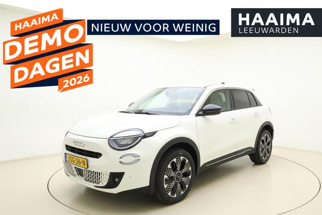 Fiat 600 id La Prima | Camera | Elektrische achterklep | 18'' lichtmetalen velgen | Lederen bekleding | Stoelmassage