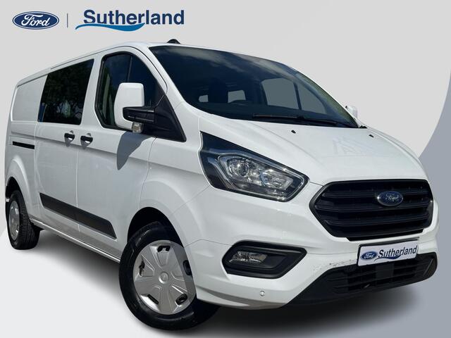 Ford Transit Custom rend DC | 170pk | Automaat | Dubbele Cabine | 6-persoons | Trekhaak | Navigatie | Camera | Verwarmd voorruit